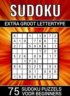 Sudoku Extra Groot Lettertype - 75 Sudoku Puzzels Voor Beginners - Puzzelboeken & Meer