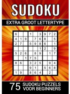 Sudoku Extra Groot Lettertype - 75 Sudoku Puzzels Voor Beginners - Puzzelboeken & Meer