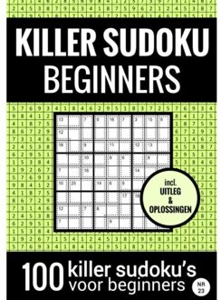 Sudoku Killer - Makkelijk - Nr.23 - Puzzelboek Met 100 Makkelijke Puzzels Voor Volwassenen En Ouderen - Sudoku Puzzelboeken