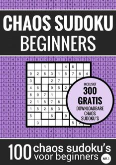 Sudoku Makkelijk: Chaos Sudoku - Nr. 1 - Puzzelboek Met 100 Makkelijke Puzzels Voor - Sudoku Puzzelboeken