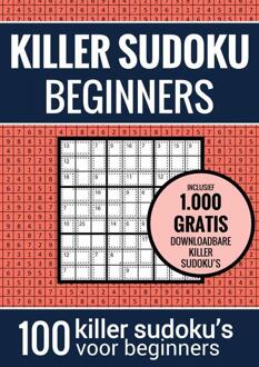 Sudoku Makkelijk: Killer Sudoku - Puzzelboek Met 100 Makkelijke Puzzels Voor Volwassenen En Ouderen - Sudoku Puzzelboeken