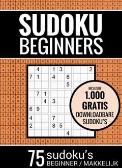 Sudoku Makkelijk - Puzzelboek Voor Beginners: 75 Makkelijke Sudoku Puzzels Voor Volwassenen En - Sudoku Puzzelboeken