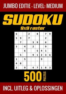 Sudoku Medium - Jumbo Editie - 500 Puzzels - Incl. Uitleg en Oplossingen -  Puzzelboek Shop (ISBN: 9789403729794)