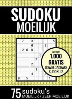 Sudoku Moeilijk / Sudoku Zeer Moeilijk - Puzzelboek: 75 Moeilijke Sudoku Puzzels voor Volwassenen en Ouderen -  Sudoku Puzzelboeken (ISBN: