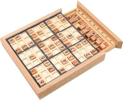 Sudoku Spel Houten Sudoku Spel Laden Houten Boxed Familie Spel Math Intelligentie Ontwikkelaar