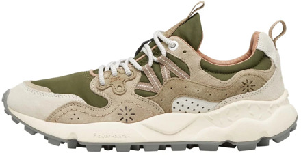Suede and fabric sneakers Yamano 3 UNI Flower Mountain , Green , Unisex - 36 Eu,45 Eu,43 Eu,41 Eu,40 Eu,38 Eu,42 Eu,44 EU
