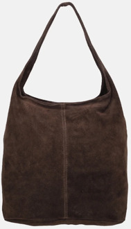 suède buideltas L donkerbruin