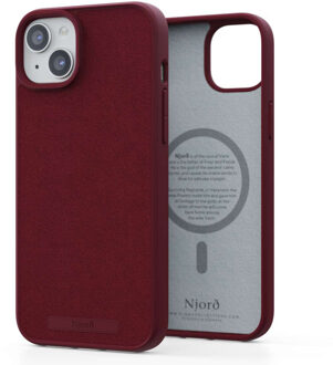 Suède Comfort+ Case MagSafe voor de iPhone 15 Plus - Red Rood