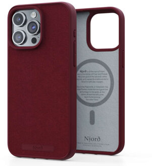 Suède Comfort+ Case MagSafe voor de iPhone 15 Pro Max - Red Rood
