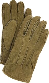 Suede Handschoen Penryn Olive Groen - 9,9.5
