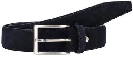 Suède Heren Riem Of2035 Giorgio , Blue , Heren - 105 Cm,115 Cm,95 CM