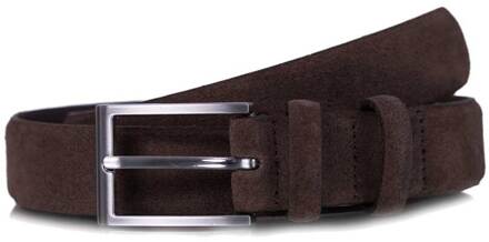 Suède riem Viro  bruin - L (90cm),XL (95cm),