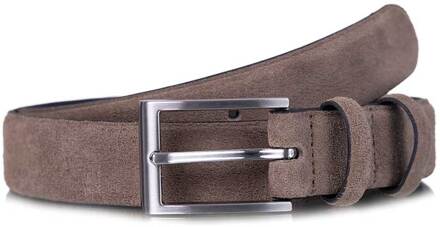 Suède riem Viro  taupe - L (90cm),XL (95cm),