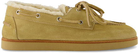 Suède teddy loafer Deck  camel - 37,38,39,40,41,