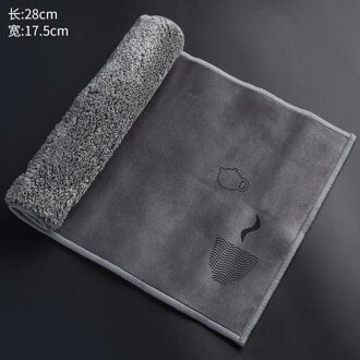 Suede Thee Handdoek Doek, Thee Tafel Handdoek, Chinese Stijl Absorberende Thee Pot Handdoek, kung Fu Thee Set Accessoires stijl een