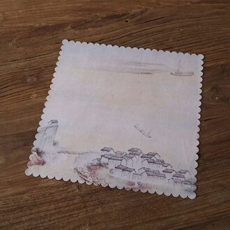 Suede Vierkante Verdikte Katoen Wateropname Geschilderd Thee Servet Huishouden Kung Fu Thee Accessoires Thee Handdoek Mat Thee ClothZH570 color3