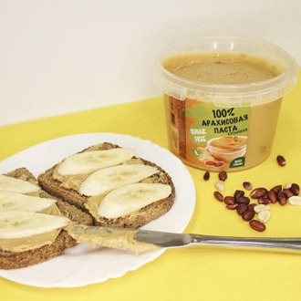 Sugar-free 100% natural peanut paste, 800g