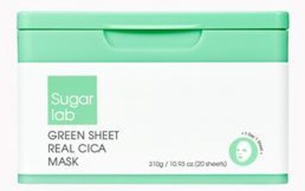 Sugar Lab Green Sheet Real Cica Mask 20 sheets