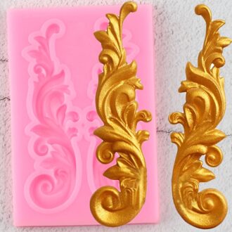 Sugarcraft Barok Relief Silicone Mold Cake Grens Fondant Mallen Taart Decoreren Gereedschappen Chocolade Gumpaste Snoep Mal Van Klei