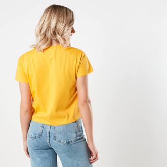 Suicide Squad Harley Quinn Women's Cropped T-Shirt - Mustard - L Geel