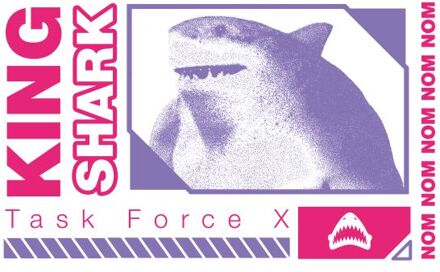 Suicide Squad King Shark Unisex T-Shirt - White - 3XL Wit - XXXL