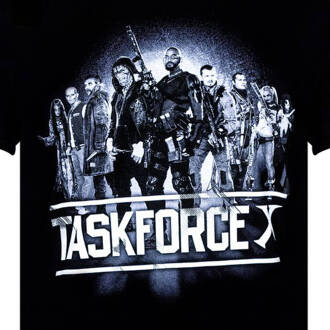 Suicide Squad Taskforce X Heren T-Shirt - Zwart - M