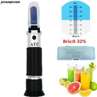 Suiker niveau meter Optische Refractometer 0-32% Brix voor Suiker Meetinstrument met doos 32% off