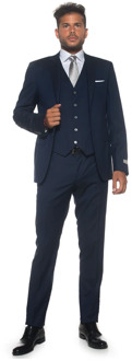 Suit with vest Canali , Blue , Heren - 2XL