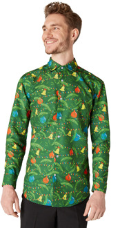 Suitmeister Christmas tree shirt Groen - 38 (S)