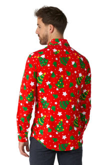 Suitmeister Christmas trees stars red Rood - 42 (L)