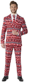Suitmeister Nordic pixel red Rood - XL