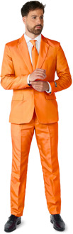 Suitmeister Orange - Mannen Kostuum - Oranje - Koningsdag - Maat 2XL