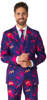 Suitmeister Retro neon navy Paars - S