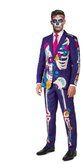 Suitmeister Sugar skull purple Veelkleurig