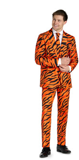 Suitmeister Tiger orange Print / Multi - XL