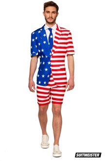 Suitmeister USA Flag - Heren Zomer Pak Carnaval - Maat L