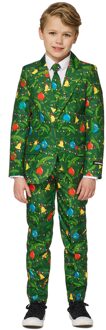 Suitmeister Verkleedpak Christmas Jongens Polyester Groen Mt 98-104