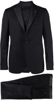 Suits Tagliatore , Black , Heren - 2Xl,Xl