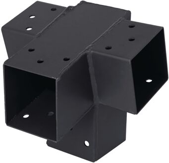 Suki Koppel T-stuk 4 Aansluitingen Antraciet 71x71mm Type I