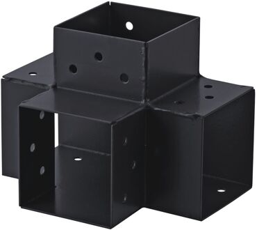 Suki Koppel T-stuk 4 Aansluitingen Antraciet 91x91mm Type H