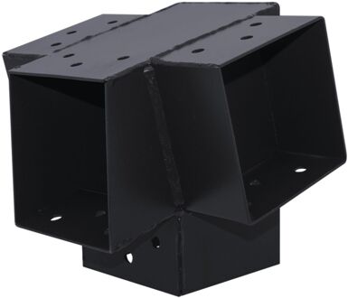 Suki Koppel T-stuk 4 Aansluitingen Antraciet 91x91mm Type I