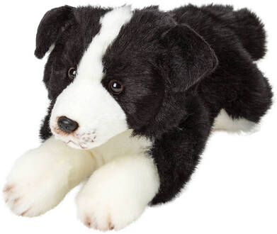 Suki Pluche knuffel dieren Border Collie hond 30 cm - Knuffel huisdieren Multikleur