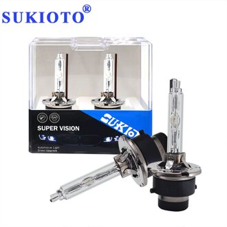 Sukioto 2 Stuks 90981-20008 90981-20005 90981-20013 Hid Xenon Lamp 35W D2S 4300K 6000K 8000K D4S Auto Koplamp Lampen Voor Auto Licht 35W D4S / 8000 k