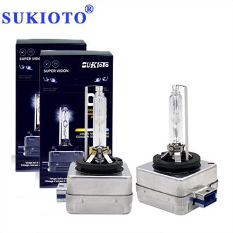 Sukioto 2Pcs Oem Vervanging D8S 55W Xenon Koplamp Lampen 4300K 8000K 6000K D8S Xenon Standaard hid Koplamp Licht Voor Auto Lamp