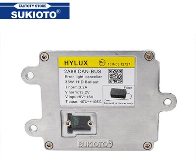 Sukioto Originele Hylux 2A88 35W Canbus Xenon Hid Ballast Ac 12V Auto Licht Reactor Voor 35W Yeaky cnlight Heartray Xenon Lamp Kit