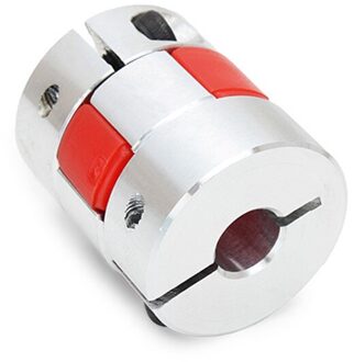 Suleve 1Pc 5Mm X 8Mm Aluminium Flexibele Jaw Spider Askoppeling Cnc Stappenmotor Koppeling Connector OD25mm X L30mm