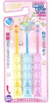 Sumikko Gurashi Pitatto Toothbrush with Sucker Set 3 pcs