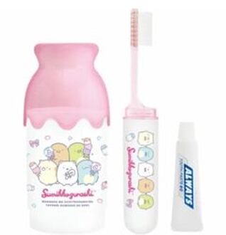 Sumikko Gurashi Toothbrush Set Pink 1 set