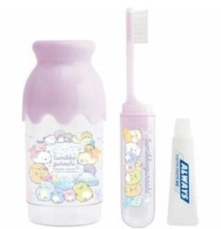 Sumikko Gurashi Toothbrush Set Purple 1 set