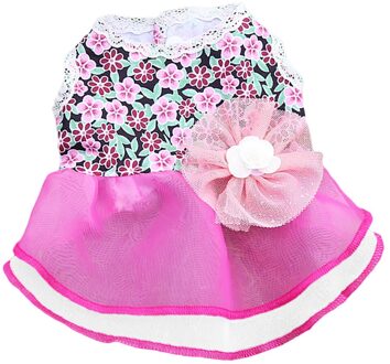 Summe Pet Prinses Rok Bloem Schattige Mode Puppy Dress Pet Kleding Kitten Kleding Meisje Prinses Kleding Pak Kinderen Kleding